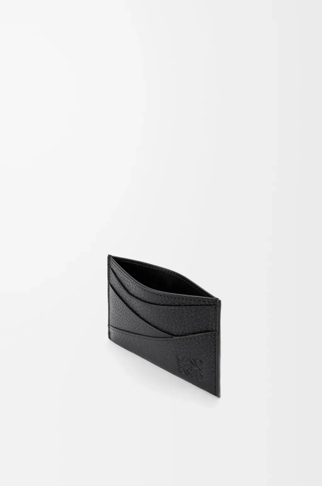 Puzzle Plain Cardholder In Supple Grained Calfskin