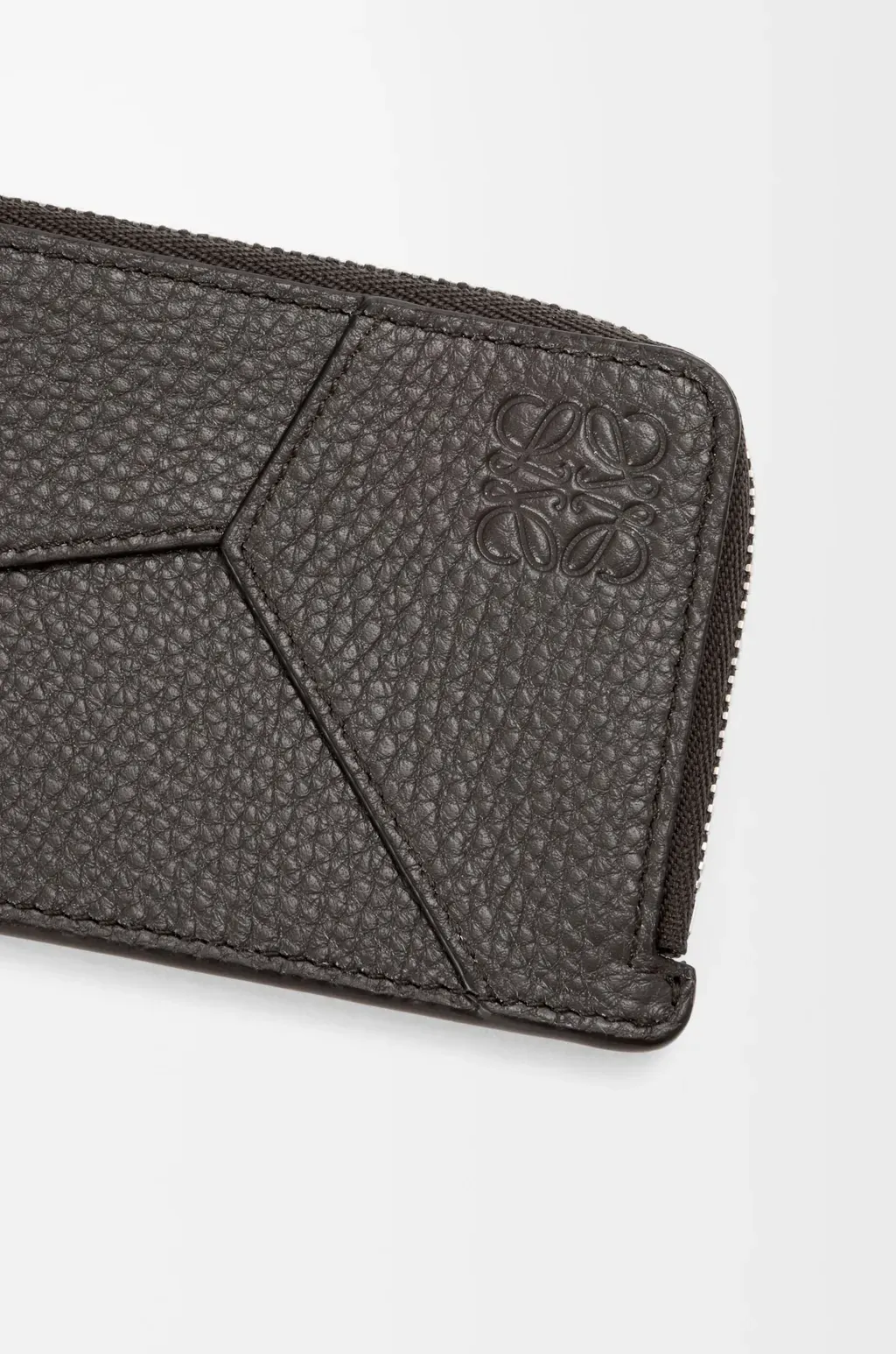 Puzzle Coin Cardholder In Supple Grained Calfskin