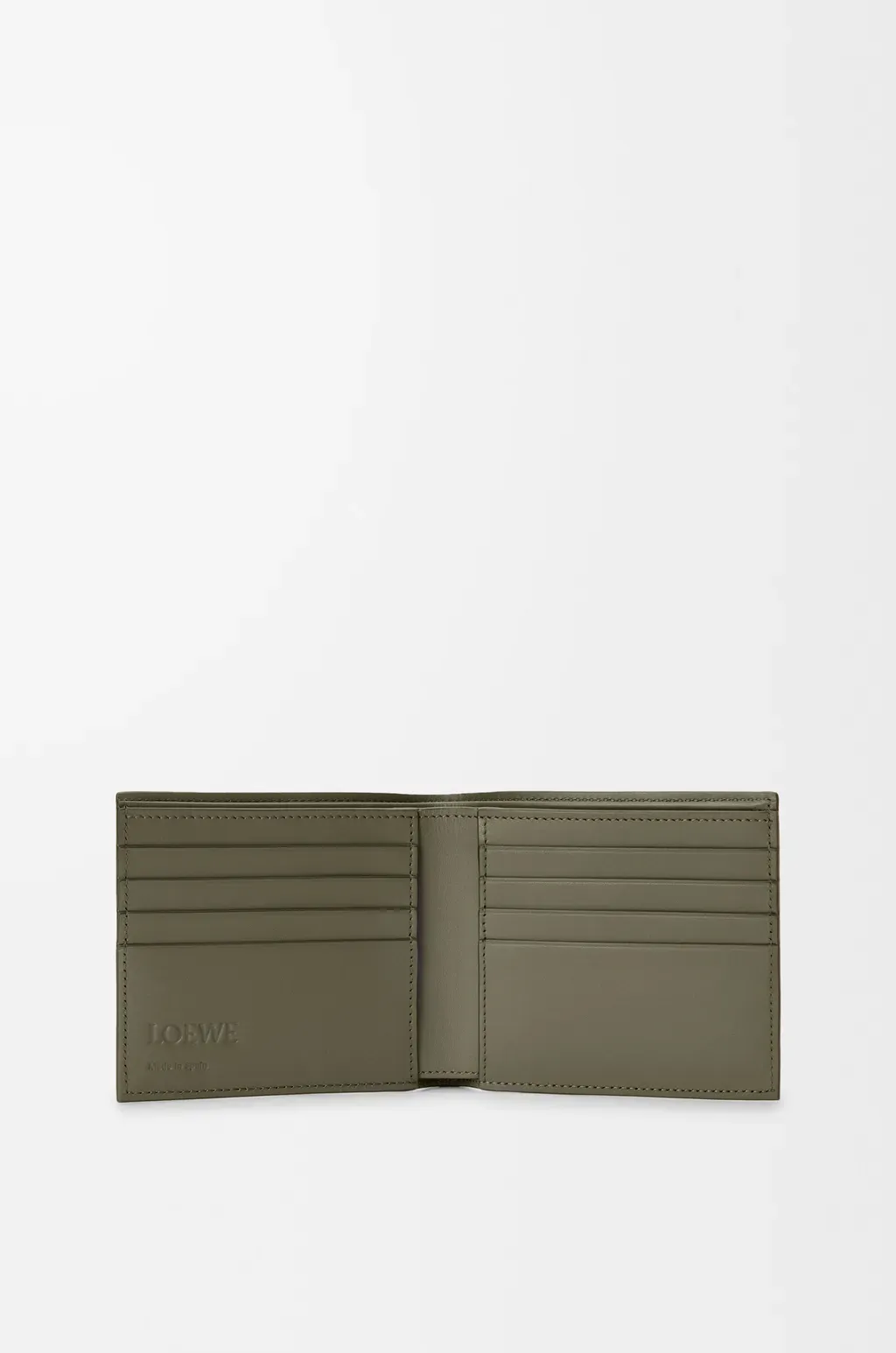 Bifold Wallet In Soft Grained Calfskin