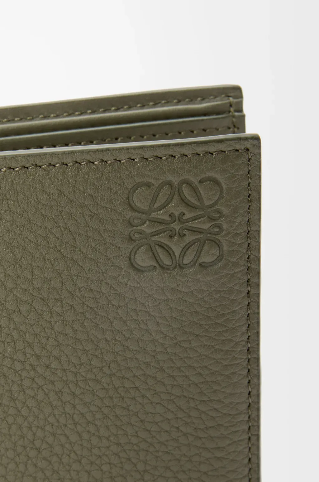 Bifold Wallet In Soft Grained Calfskin