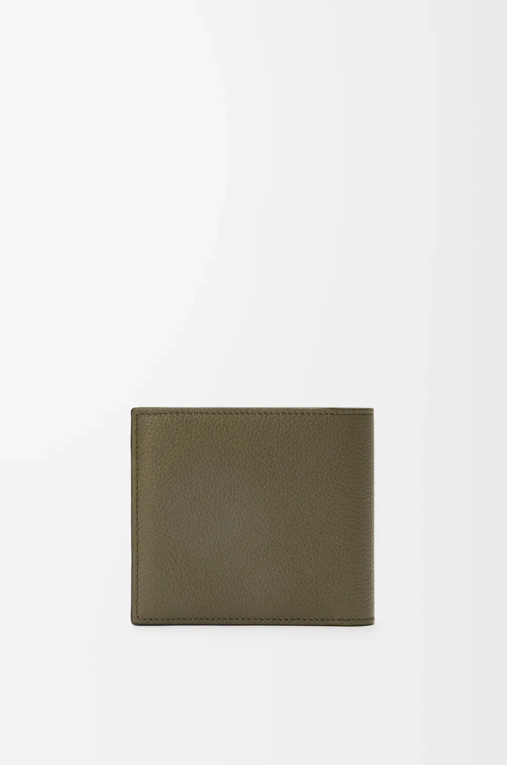 Bifold Coin Wallet In Soft Grained Calfskin