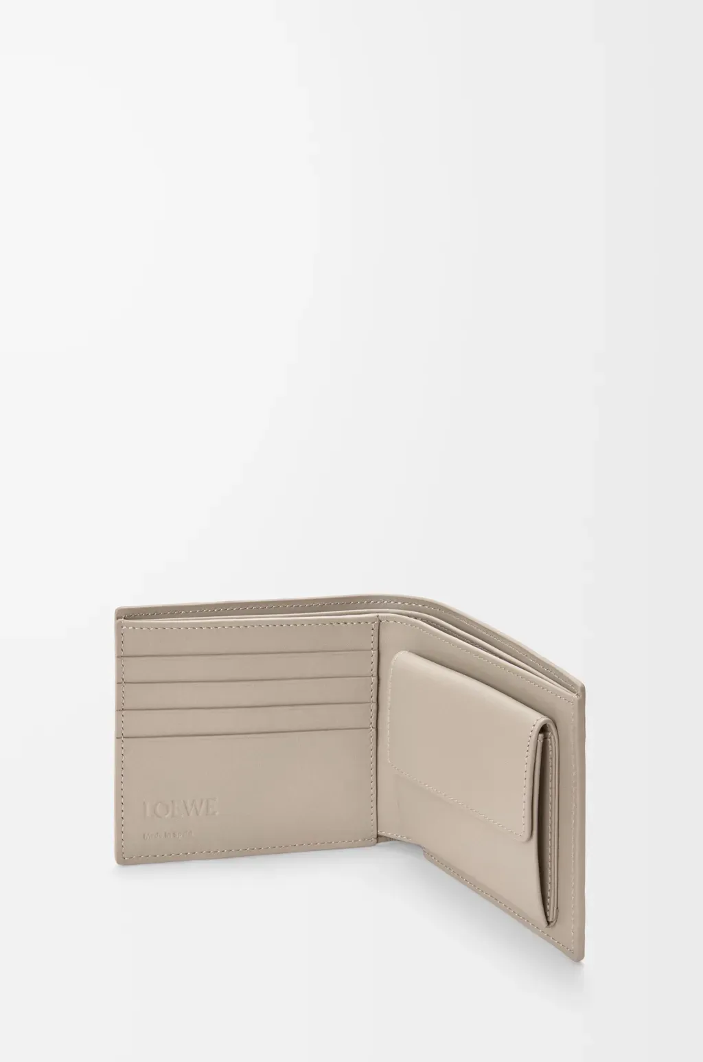 Puzzle Bifold Coin Wallet In Classic Calfskin