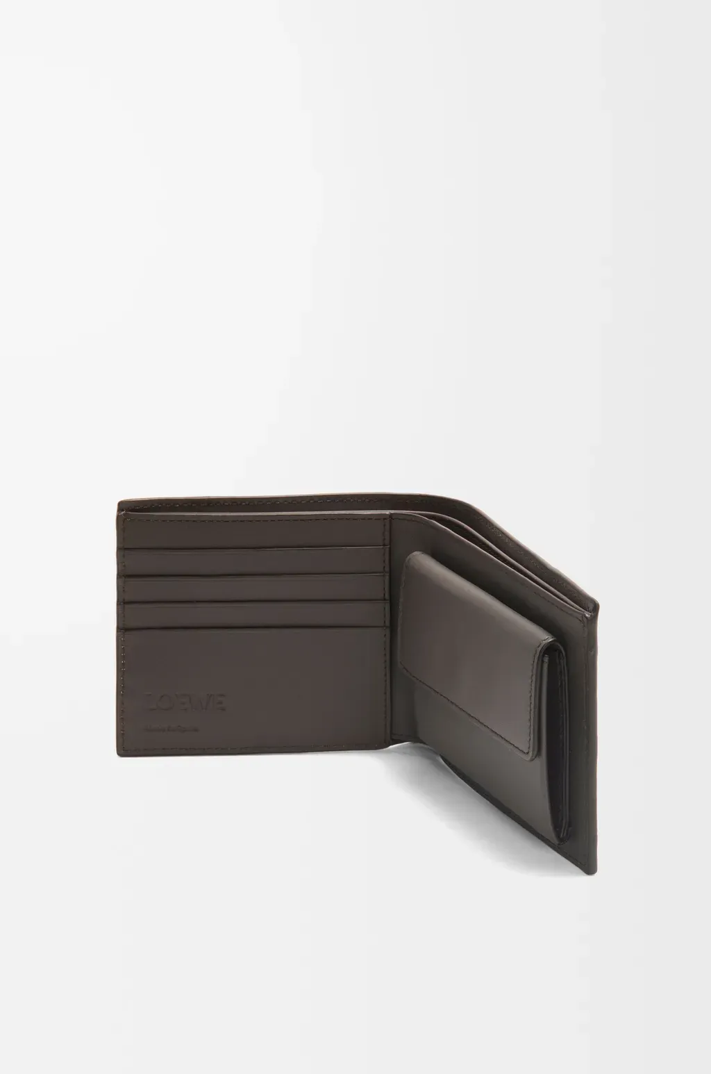 Puzzle Bifold Coin Wallet In Classic Calfskin