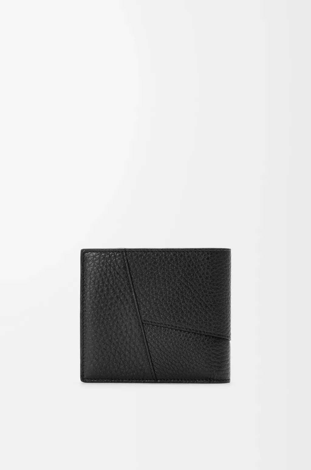 Puzzle Bifold Coin Wallet In Supple Grained Calfskin