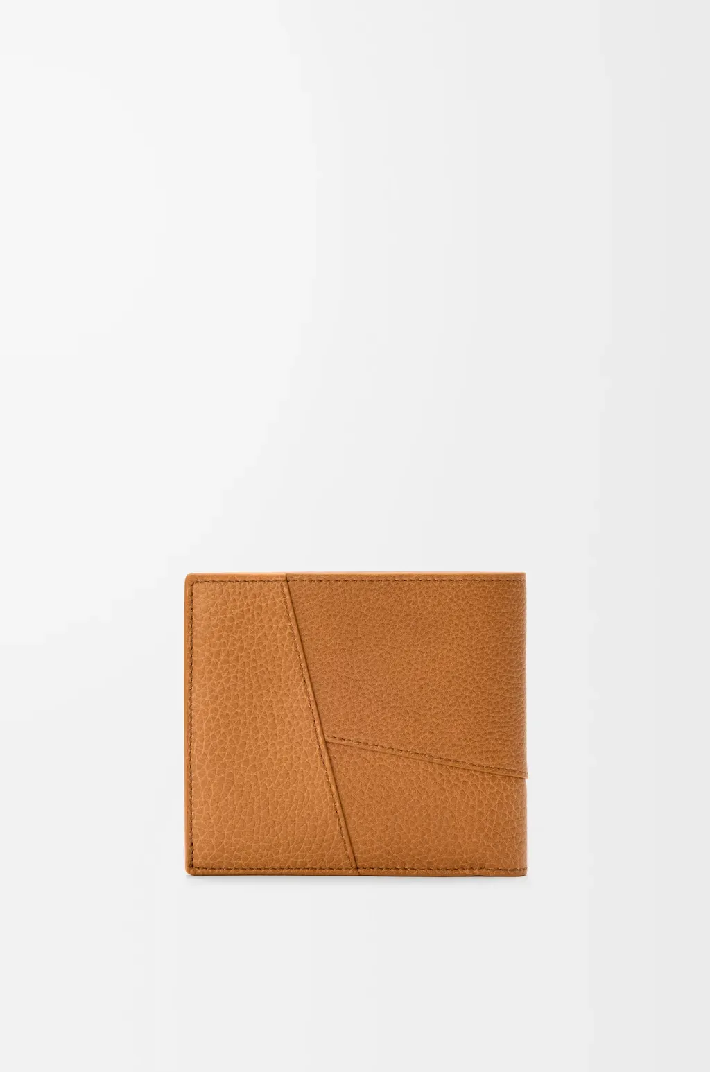 Puzzle Bifold Coin Wallet In Supple Grained Calfskin
