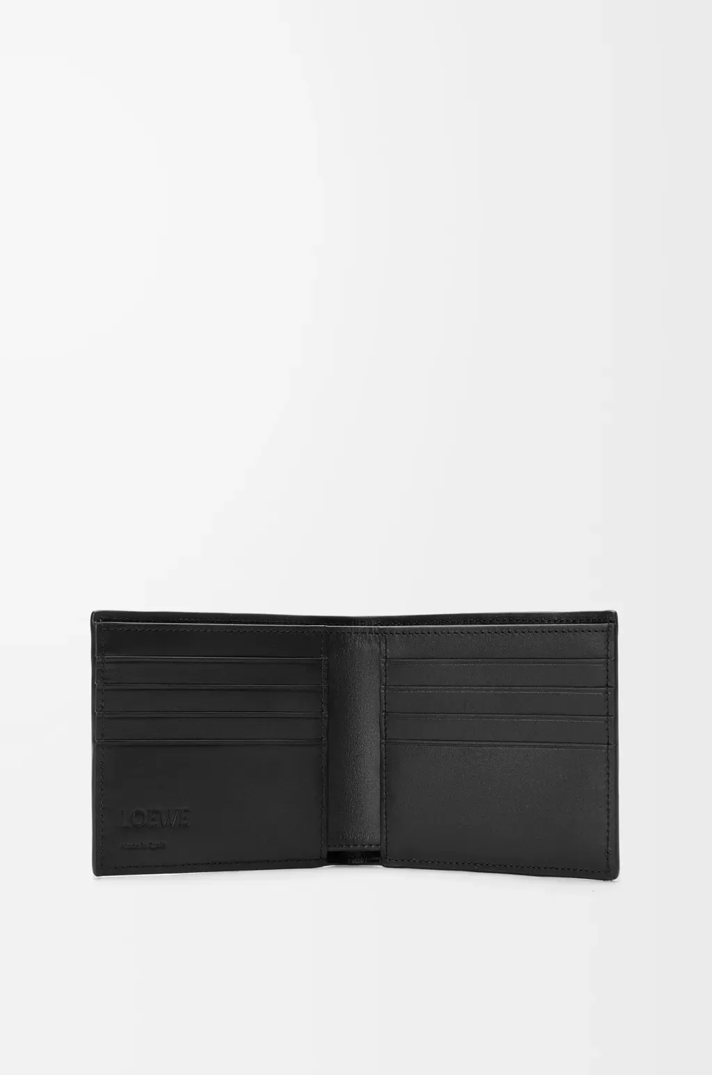 Puzzle Bifold Wallet In Supple Grained Calfskin
