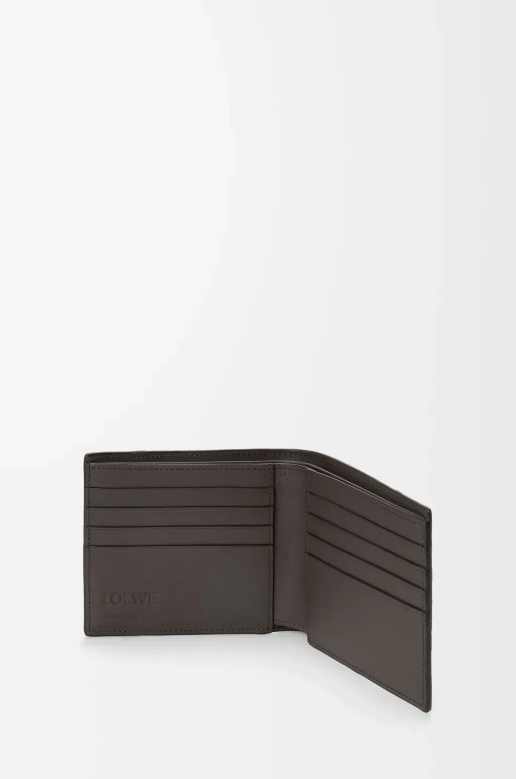 Puzzle Bifold Wallet In Supple Grained Calfskin