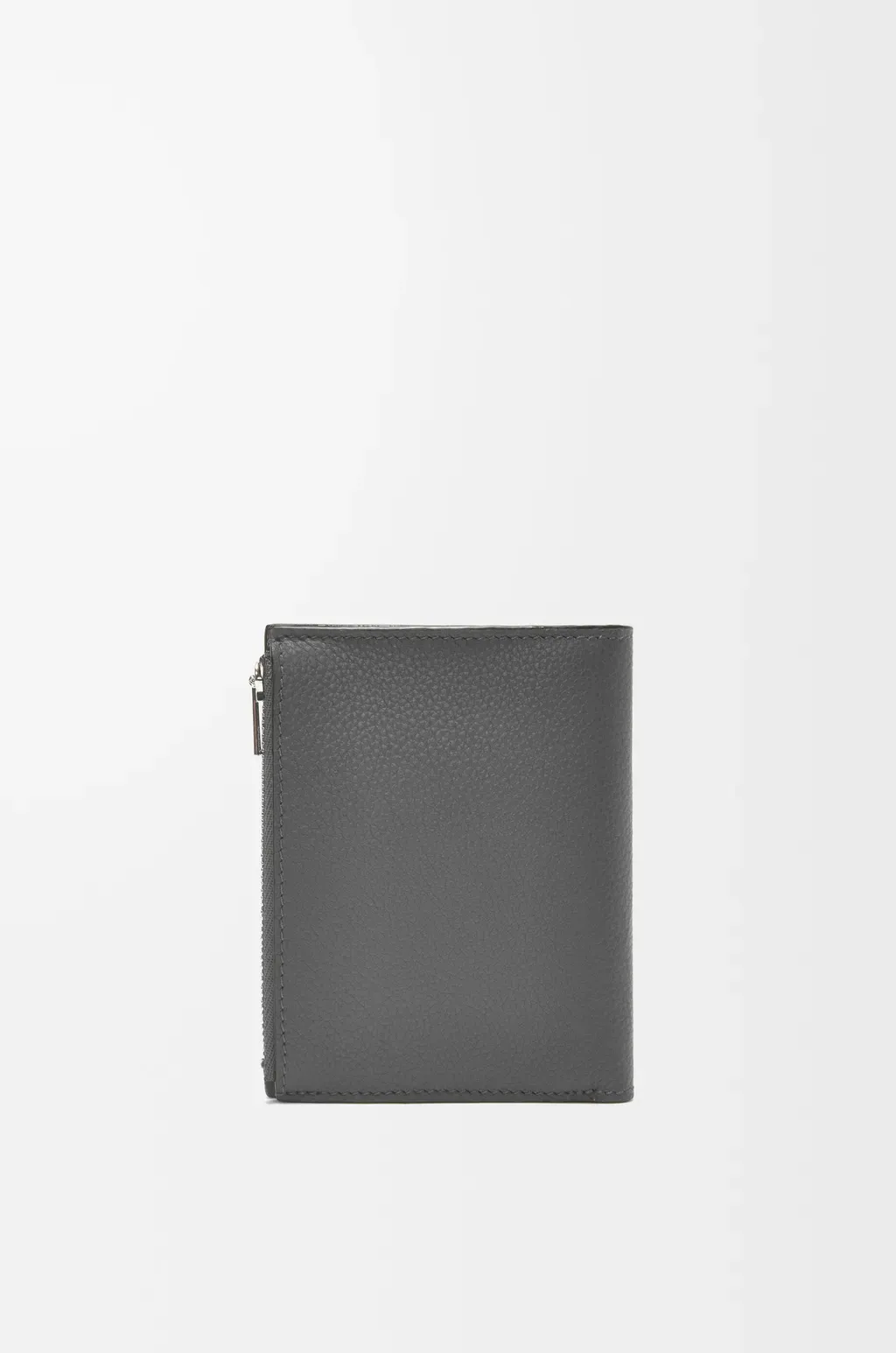 Slim Compact Wallet In Soft Grained Calfskin