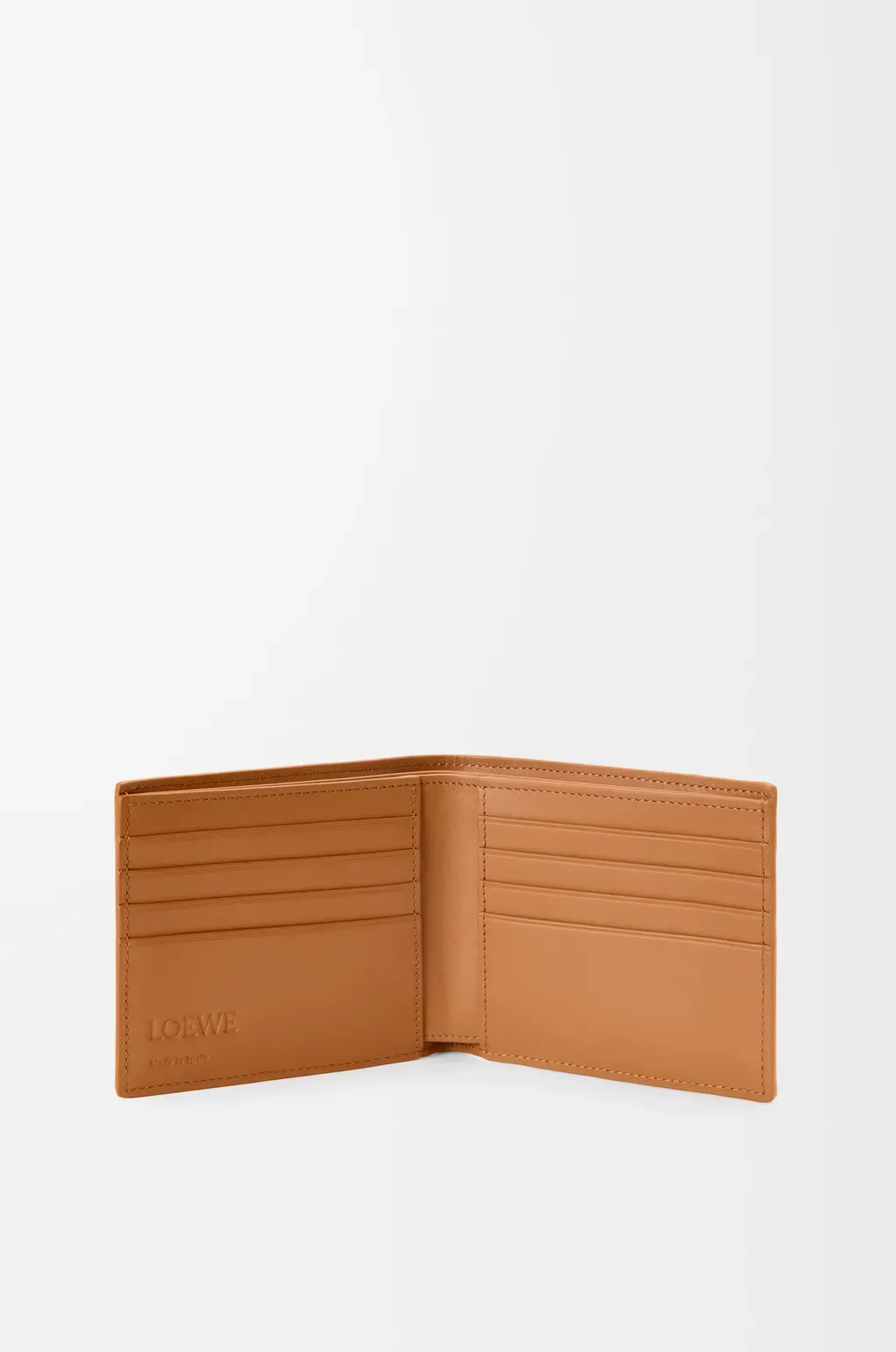 Puzzle Bifold Wallet In Supple Grained Calfskin