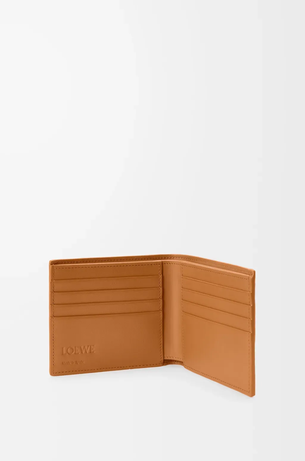 Puzzle Bifold Wallet In Supple Grained Calfskin
