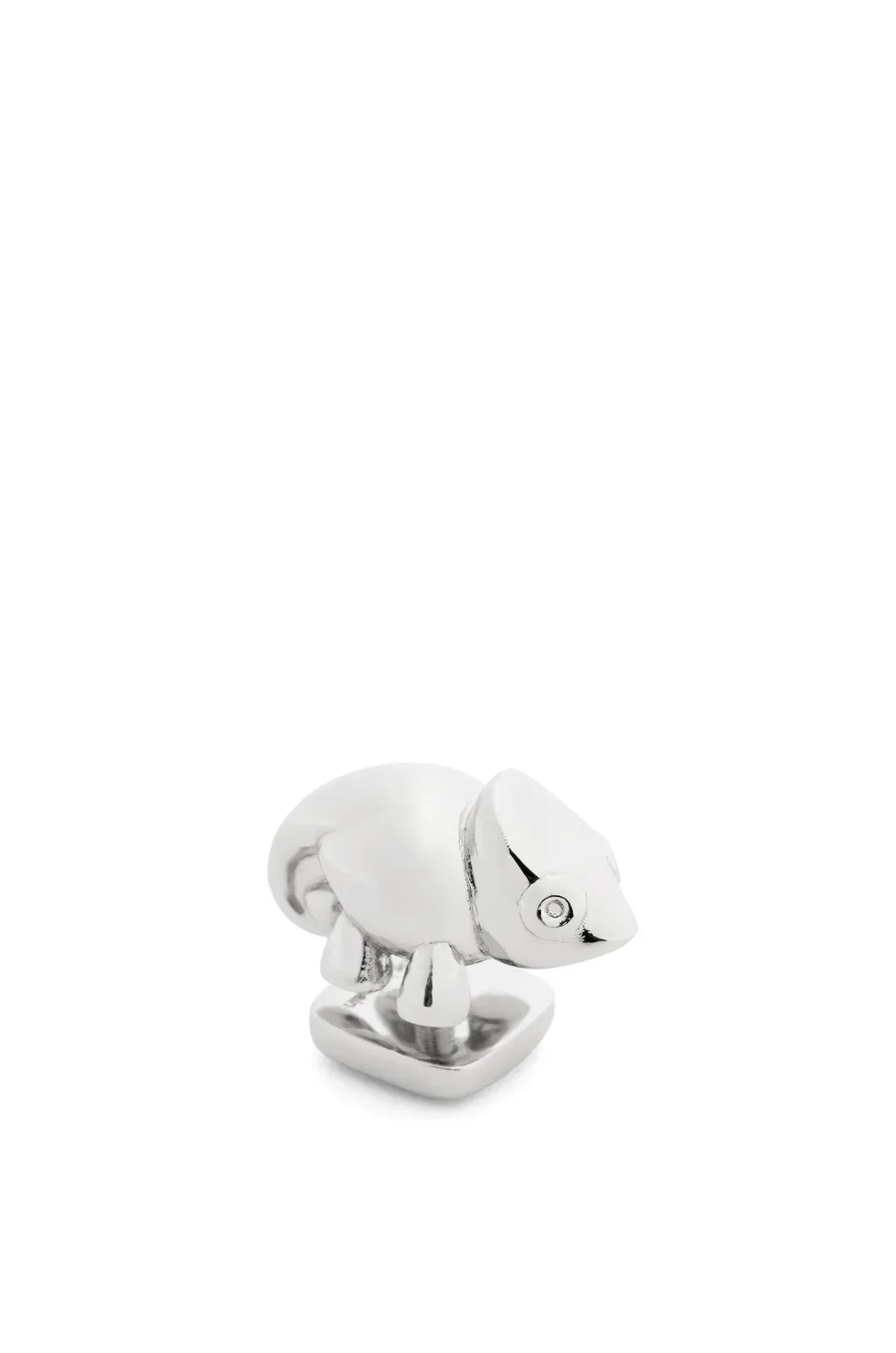 Chameleon Pin In Brass