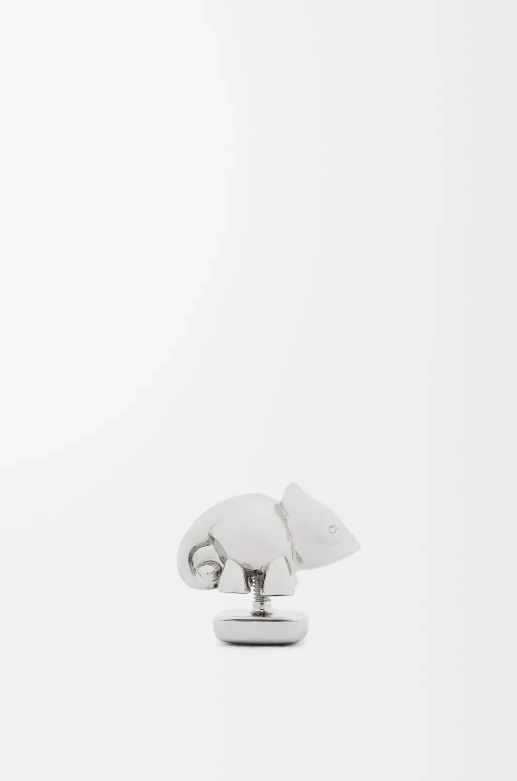 Chameleon Pin In Brass