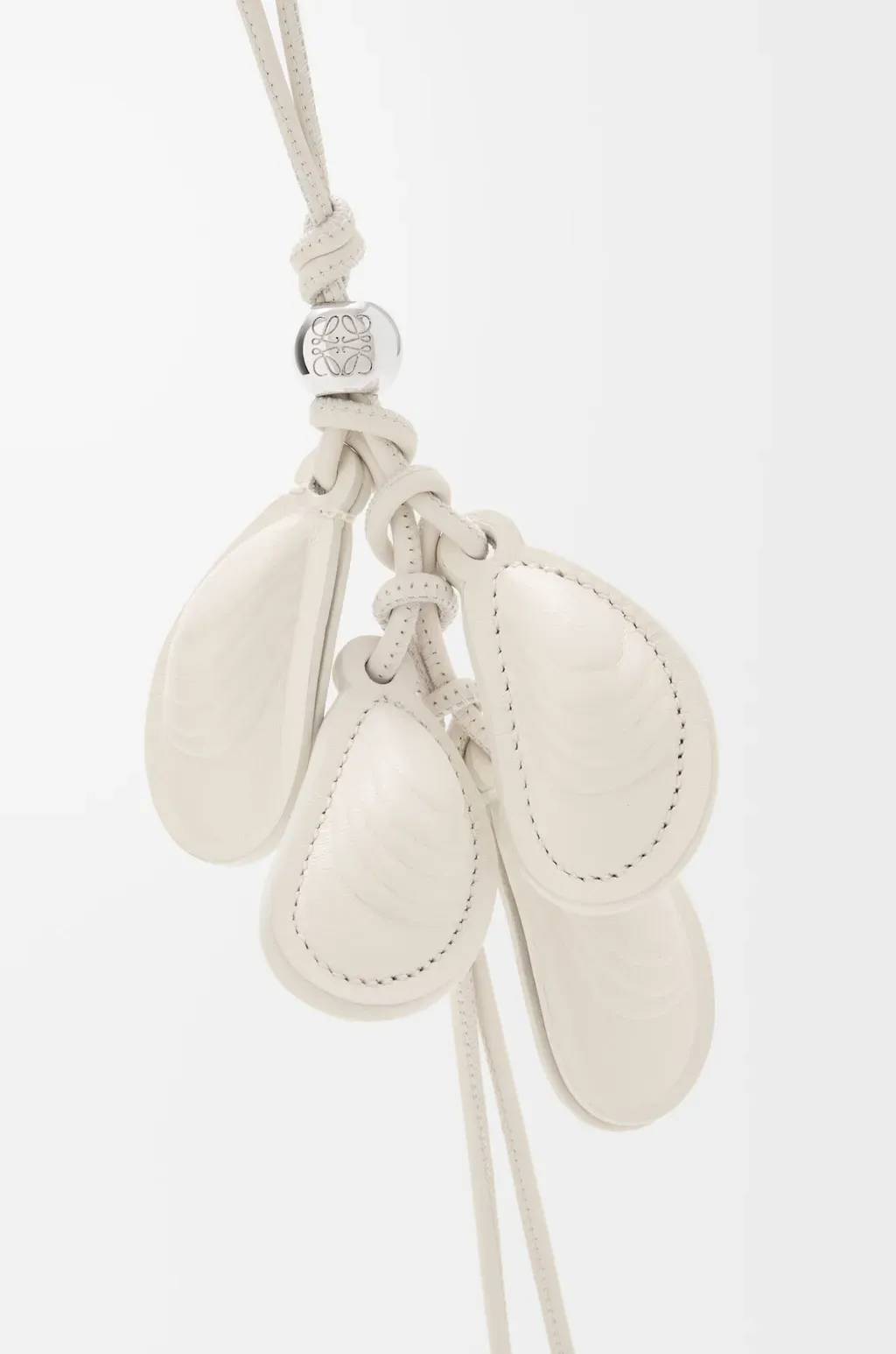 Multi Shell Charm In Leather