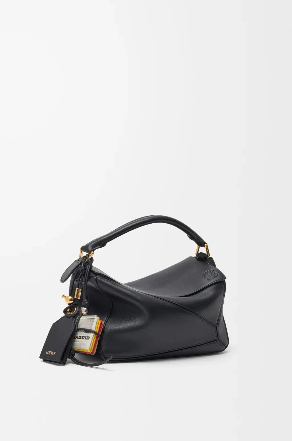 Newspaper Charm In Calfskin