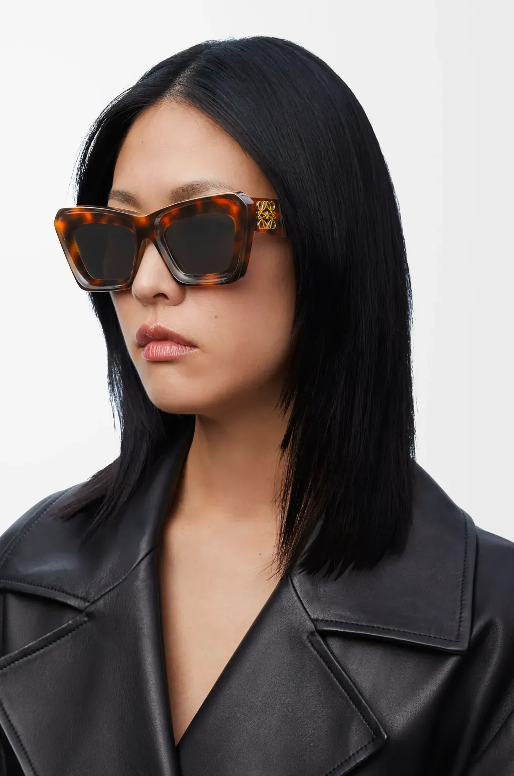 Beveled Cateye Sunglasses