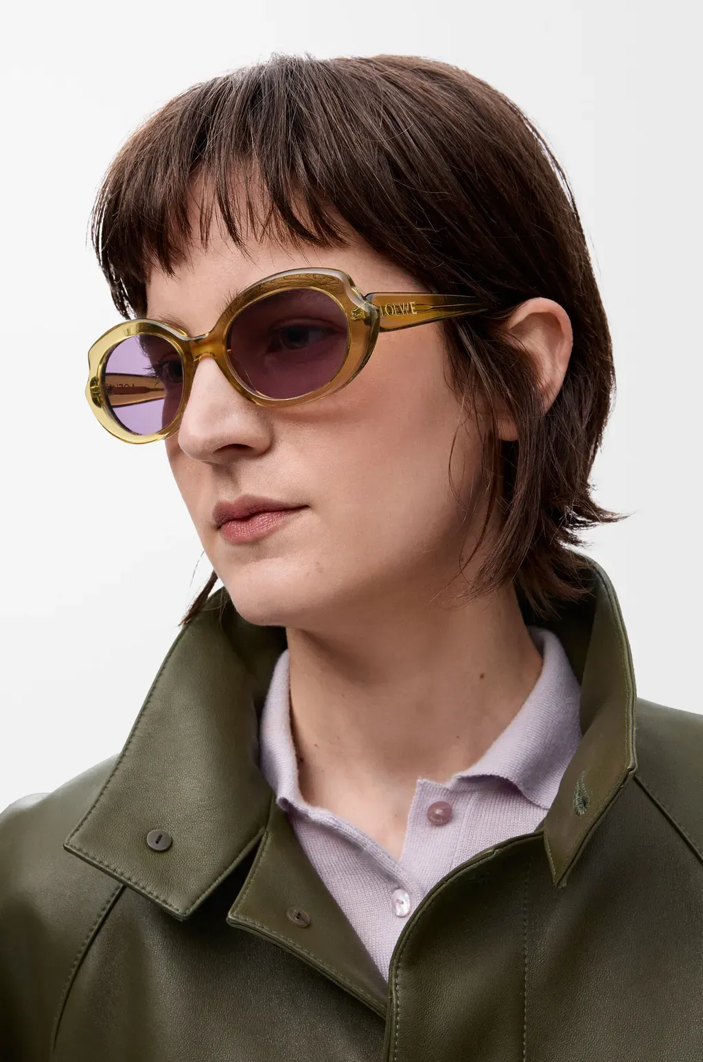 Mini Oval Slim Sunglasses