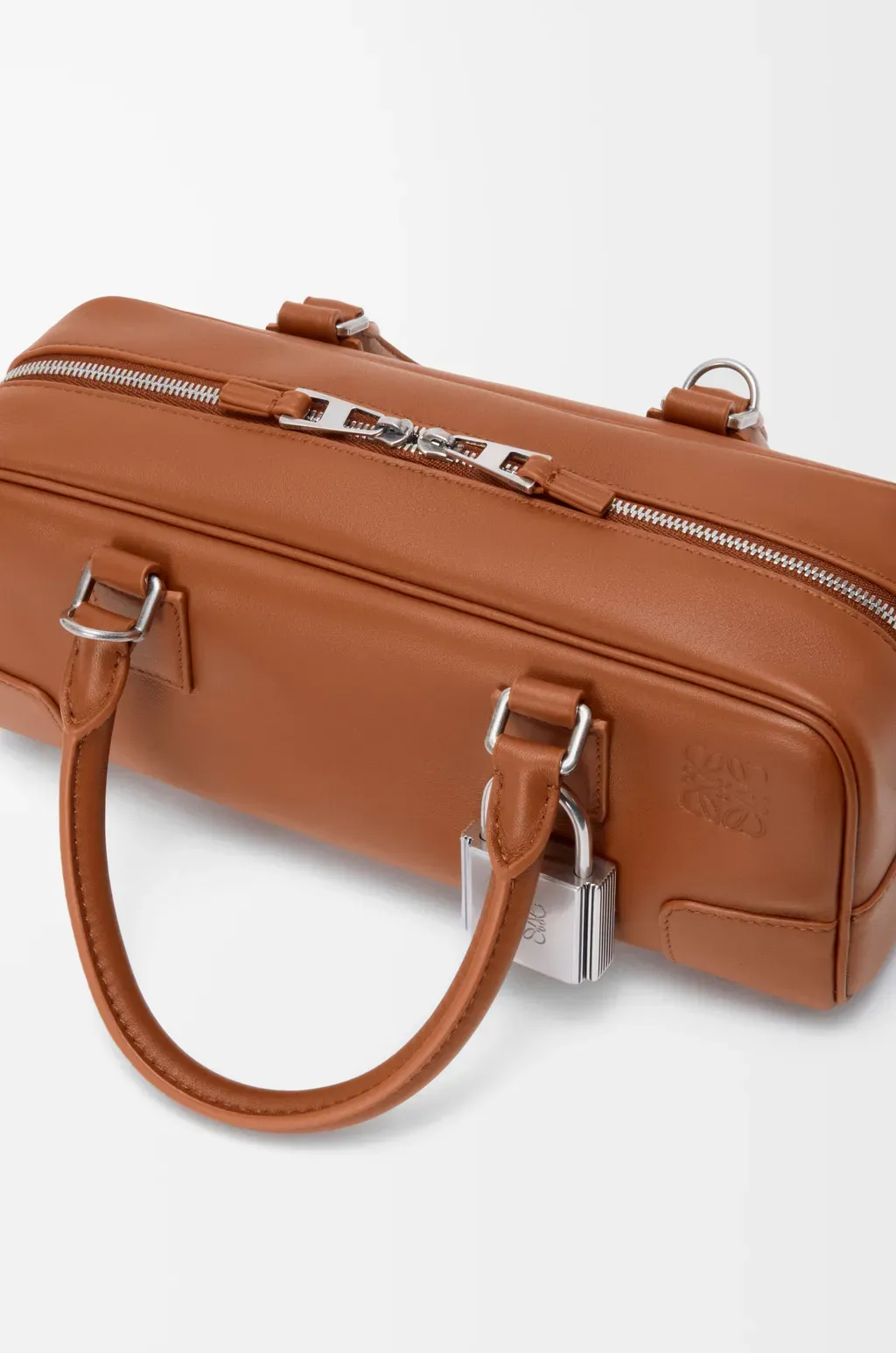 Amazona 23 Cropped Bag In Shiny Calfskin