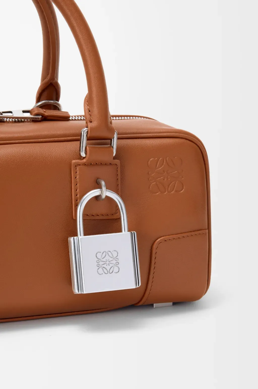 Amazona 23 Cropped Bag In Shiny Calfskin