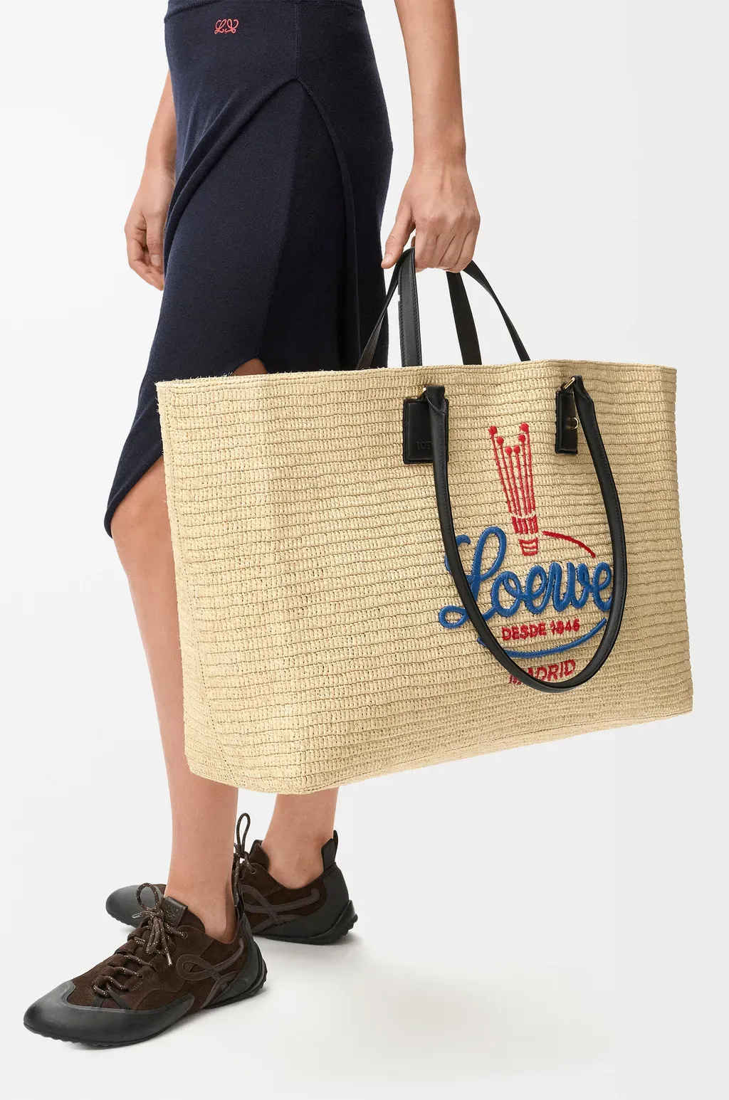 Xl Verano Tote In Raffia