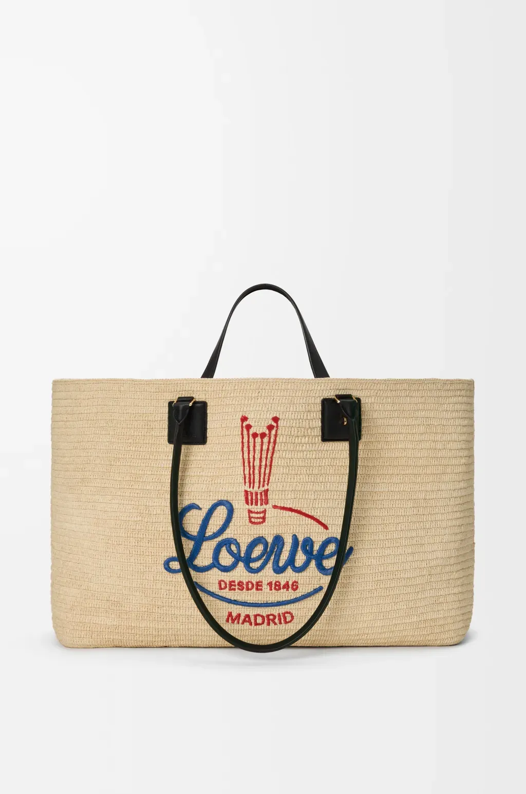 Xl Verano Tote In Raffia