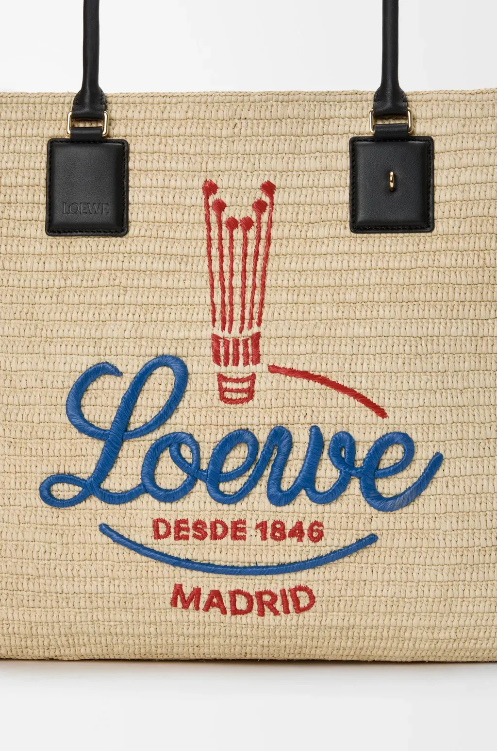 Xl Verano Tote In Raffia