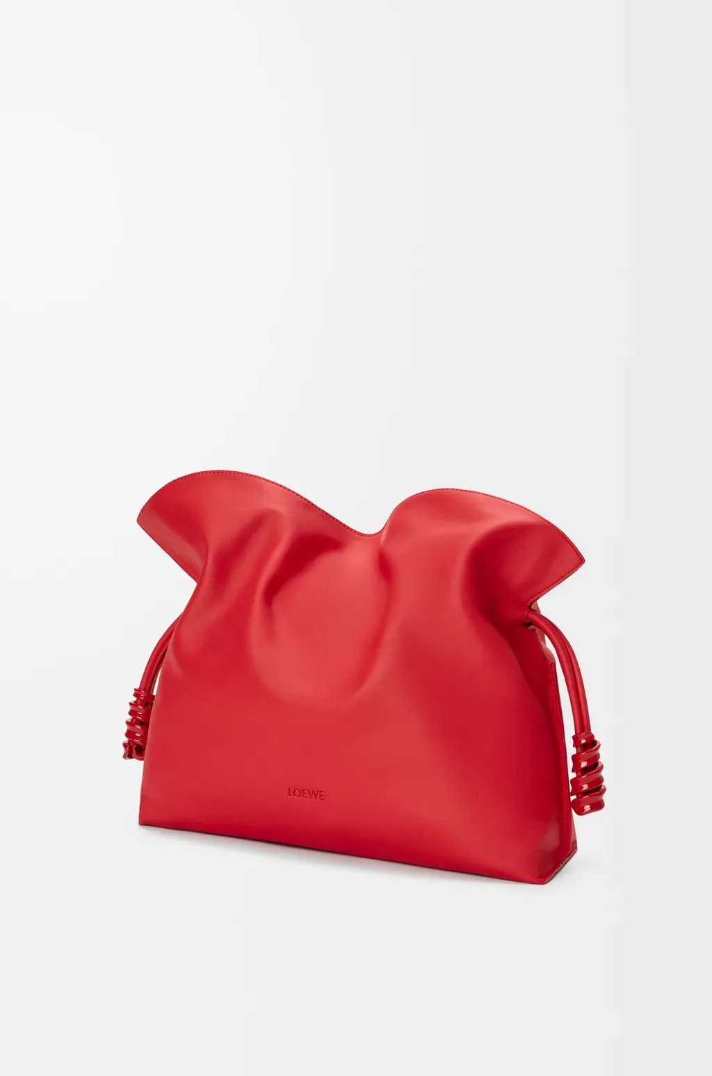 Medium Coil Flamenco Clutch In Nappa Calfskin
