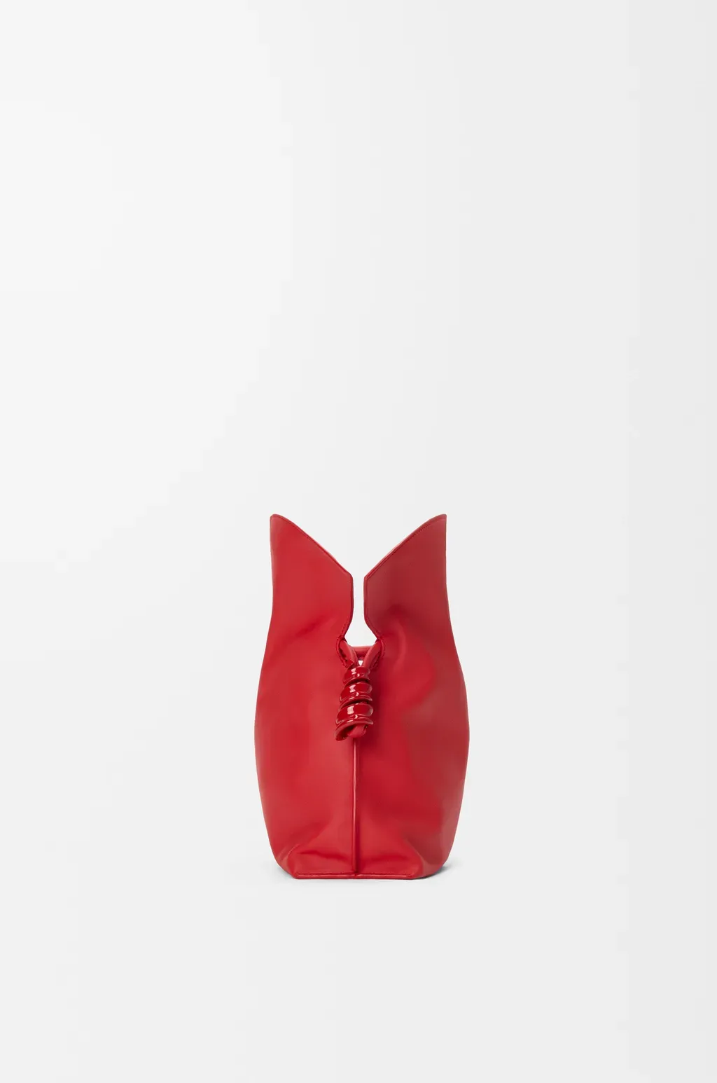Medium Coil Flamenco Clutch In Nappa Calfskin