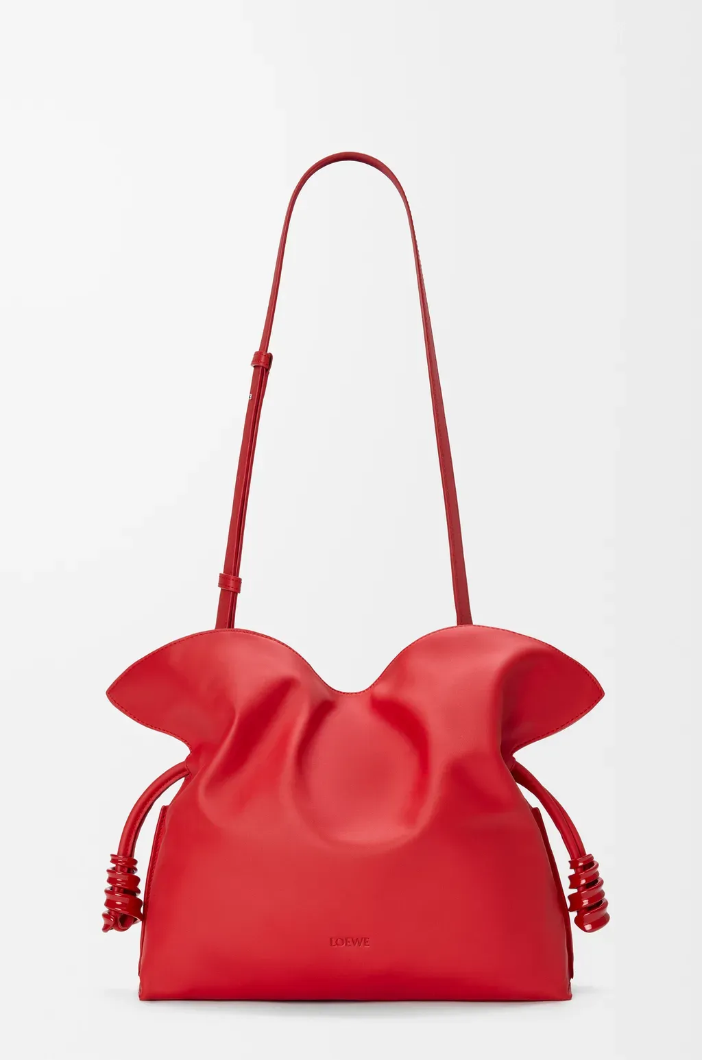 Medium Coil Flamenco Clutch In Nappa Calfskin