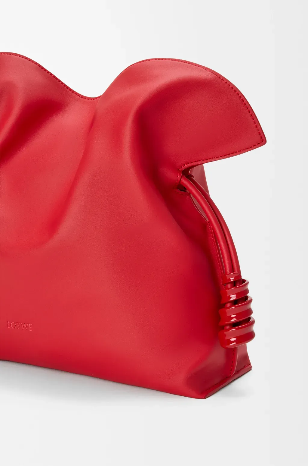 Medium Coil Flamenco Clutch In Nappa Calfskin