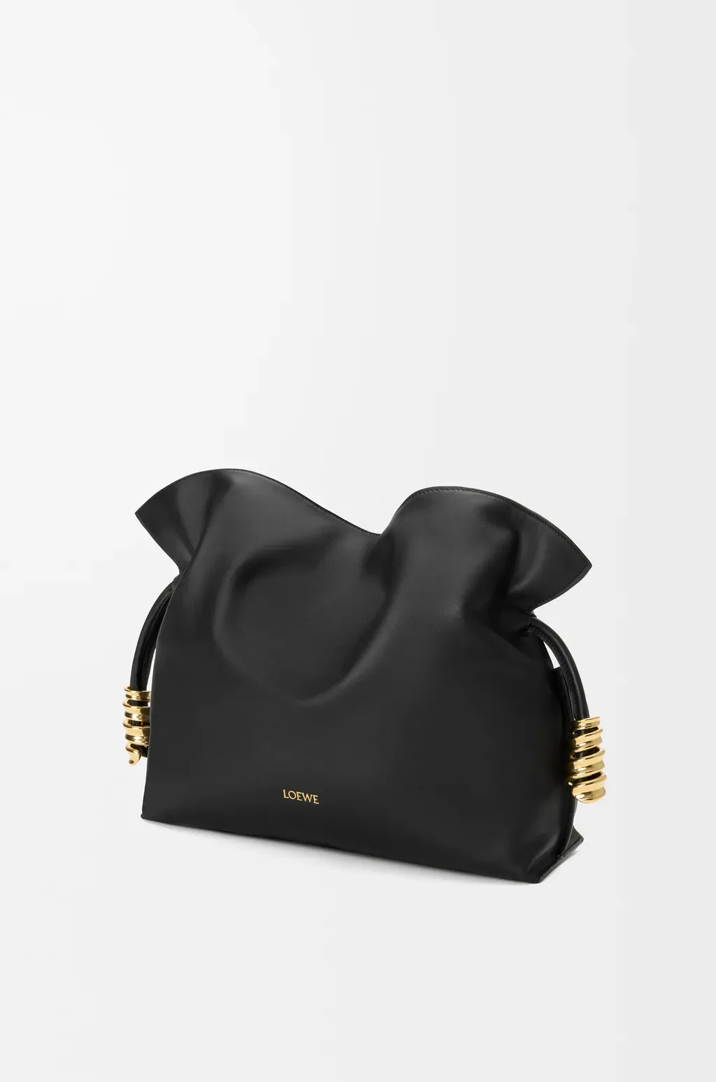 Medium Coil Flamenco Clutch In Nappa Calfskin