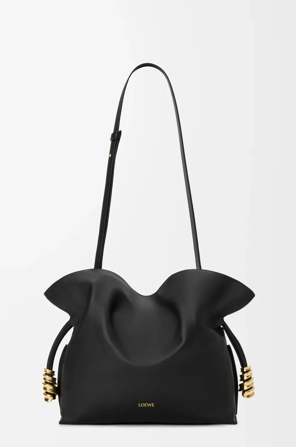 Medium Coil Flamenco Clutch In Nappa Calfskin