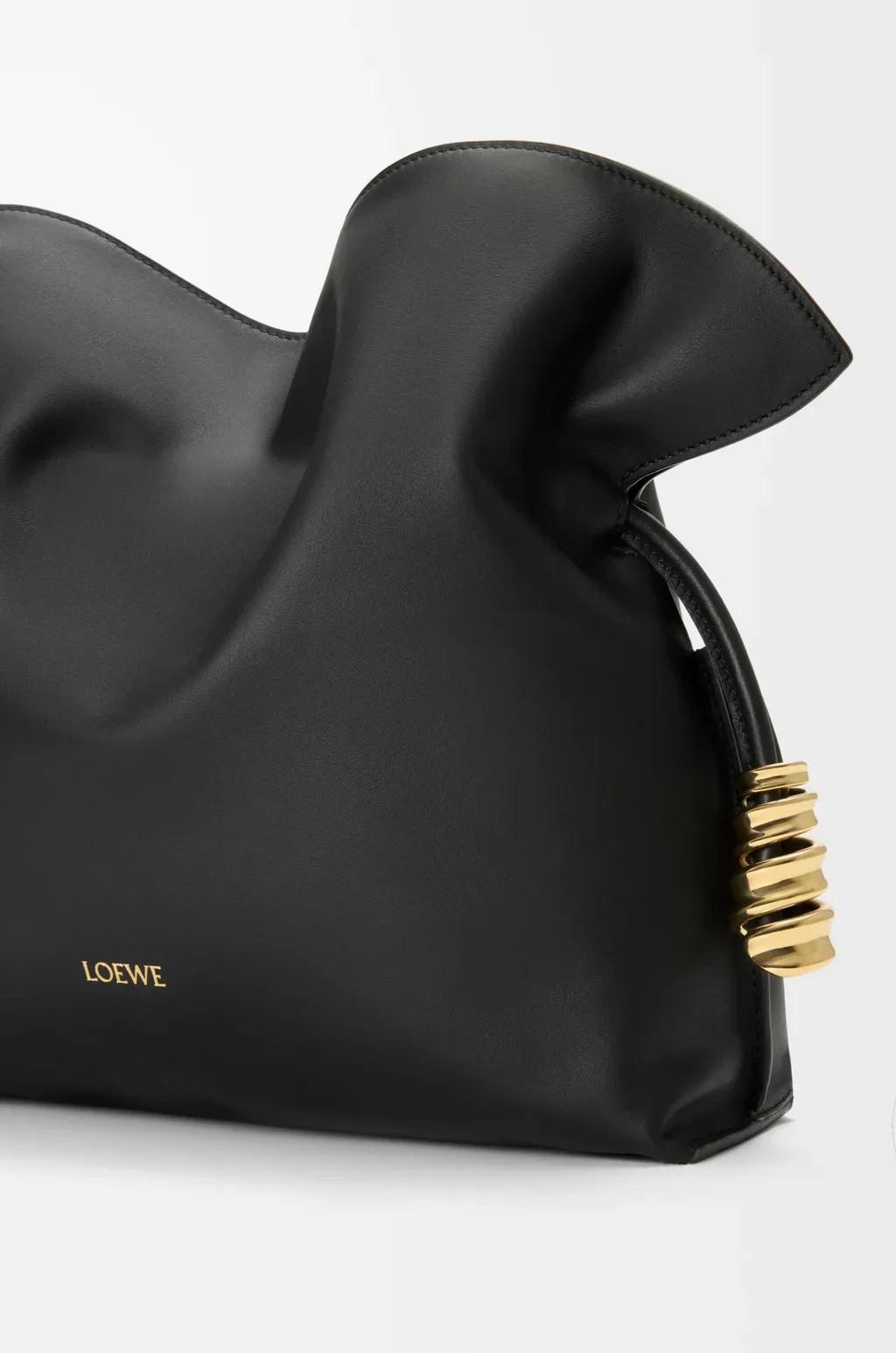 Medium Coil Flamenco Clutch In Nappa Calfskin