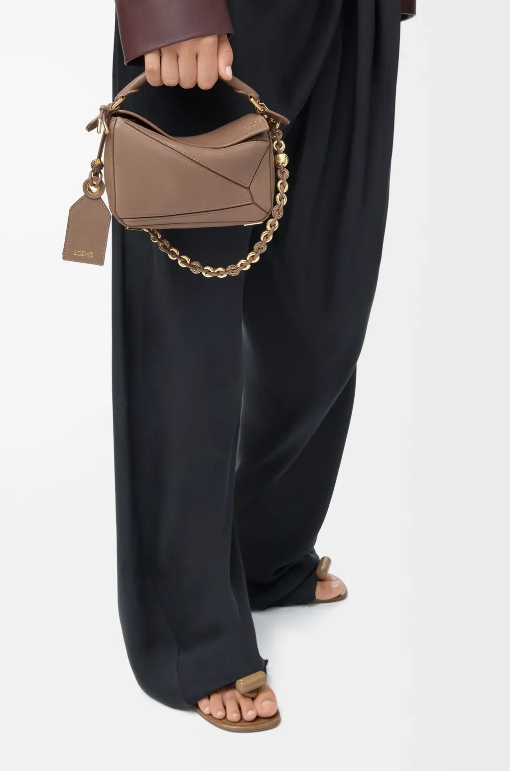 Mini Featherlight Puzzle Bag In Nappa Lambskin