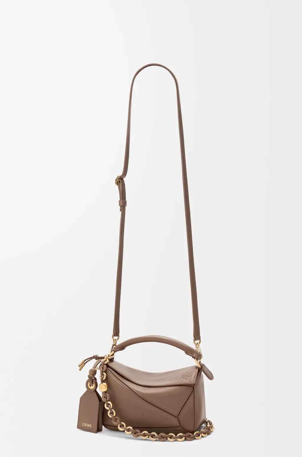 Mini Featherlight Puzzle Bag In Nappa Lambskin