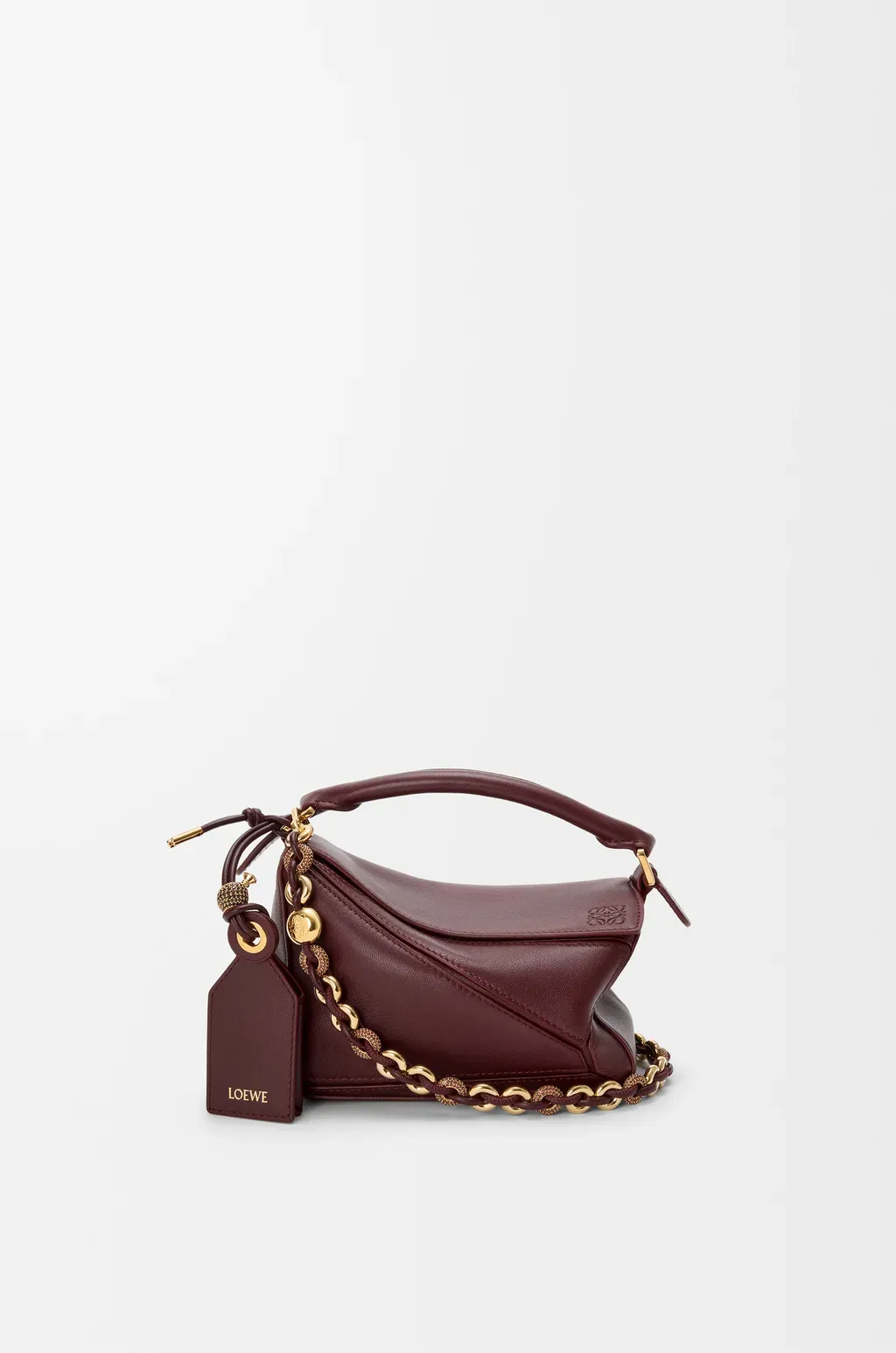 Mini Featherlight Puzzle Bag In Mellow Nappa Lambskin