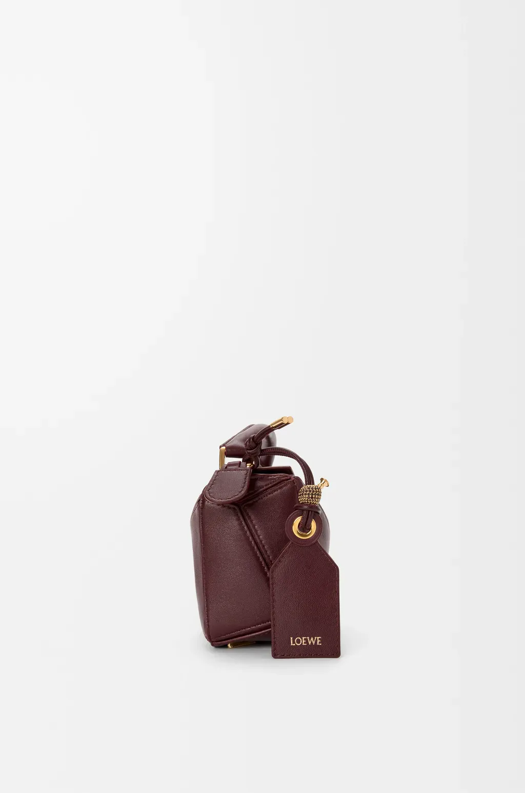 Mini Featherlight Puzzle Bag In Mellow Nappa Lambskin