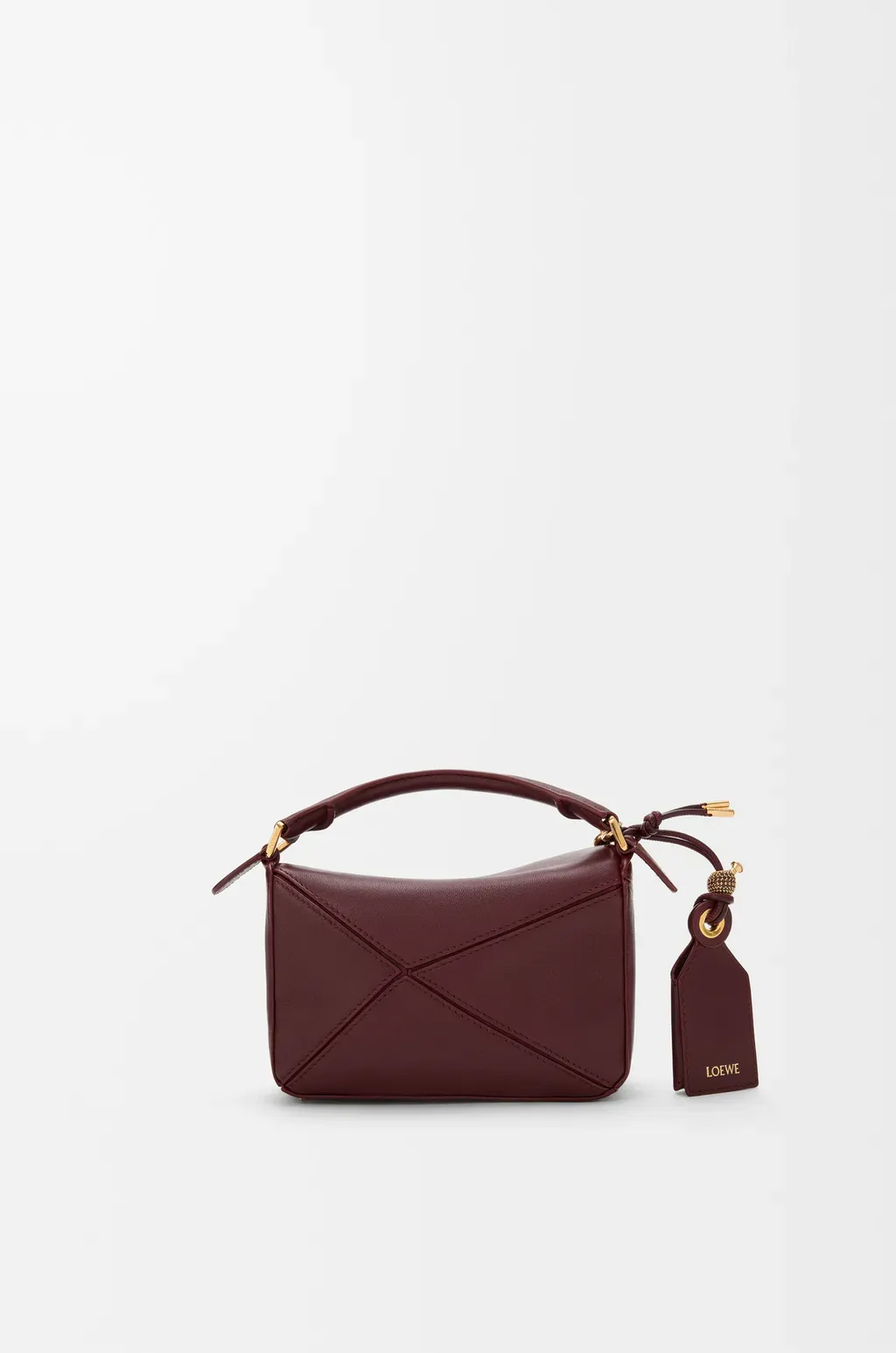 Mini Featherlight Puzzle Bag In Mellow Nappa Lambskin