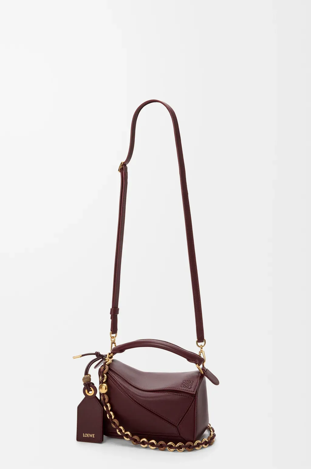 Mini Featherlight Puzzle Bag In Mellow Nappa Lambskin