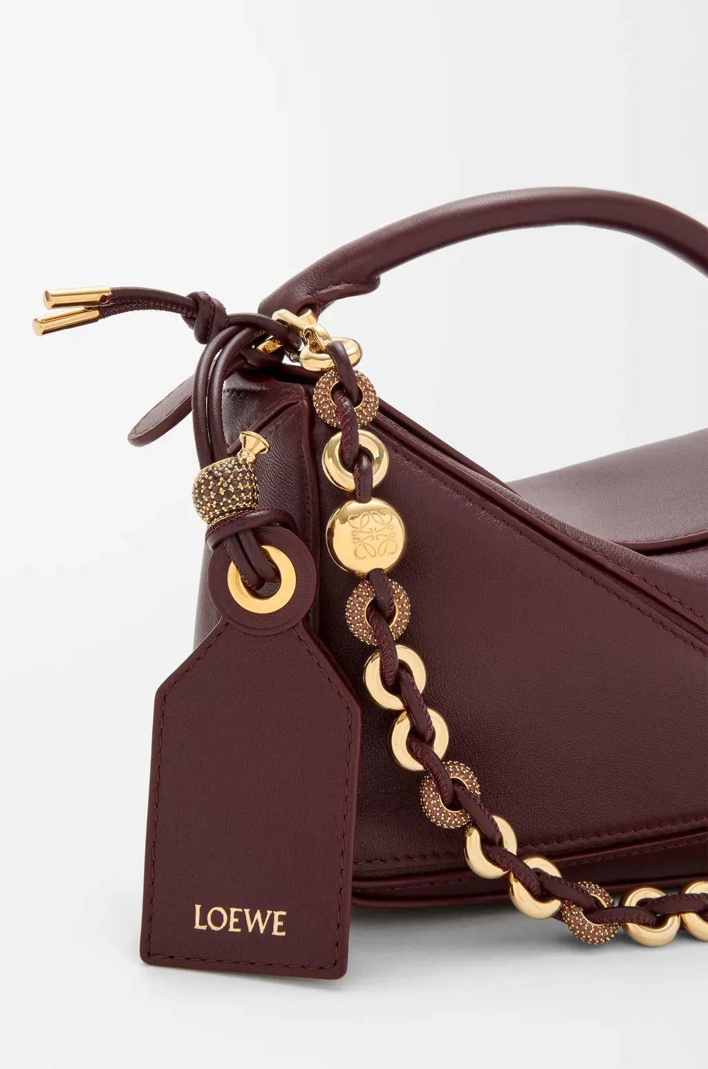 Mini Featherlight Puzzle Bag In Mellow Nappa Lambskin