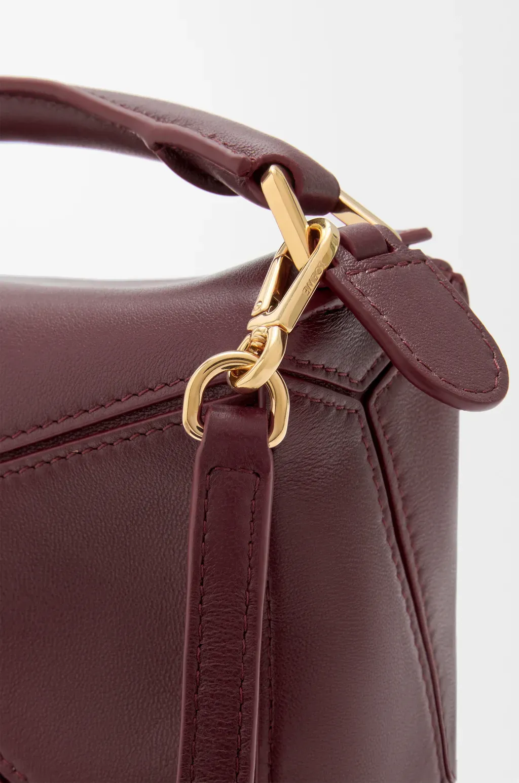 Mini Featherlight Puzzle Bag In Mellow Nappa Lambskin
