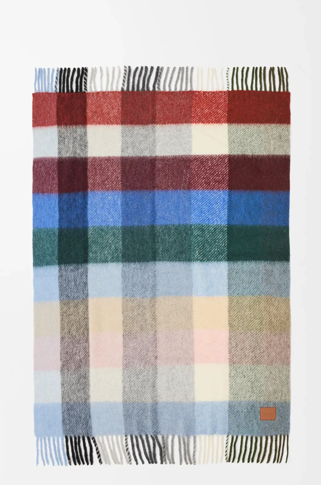 Blanket In Alpaca And Wool Blend