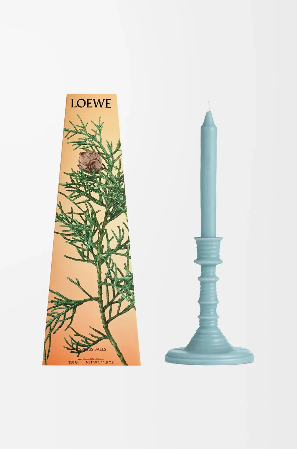 Cypress Balls Wax Candleholder