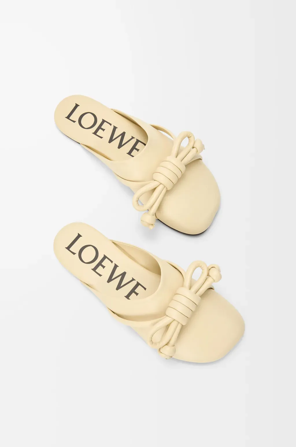 Flamenco Knot Mule In Lambskin