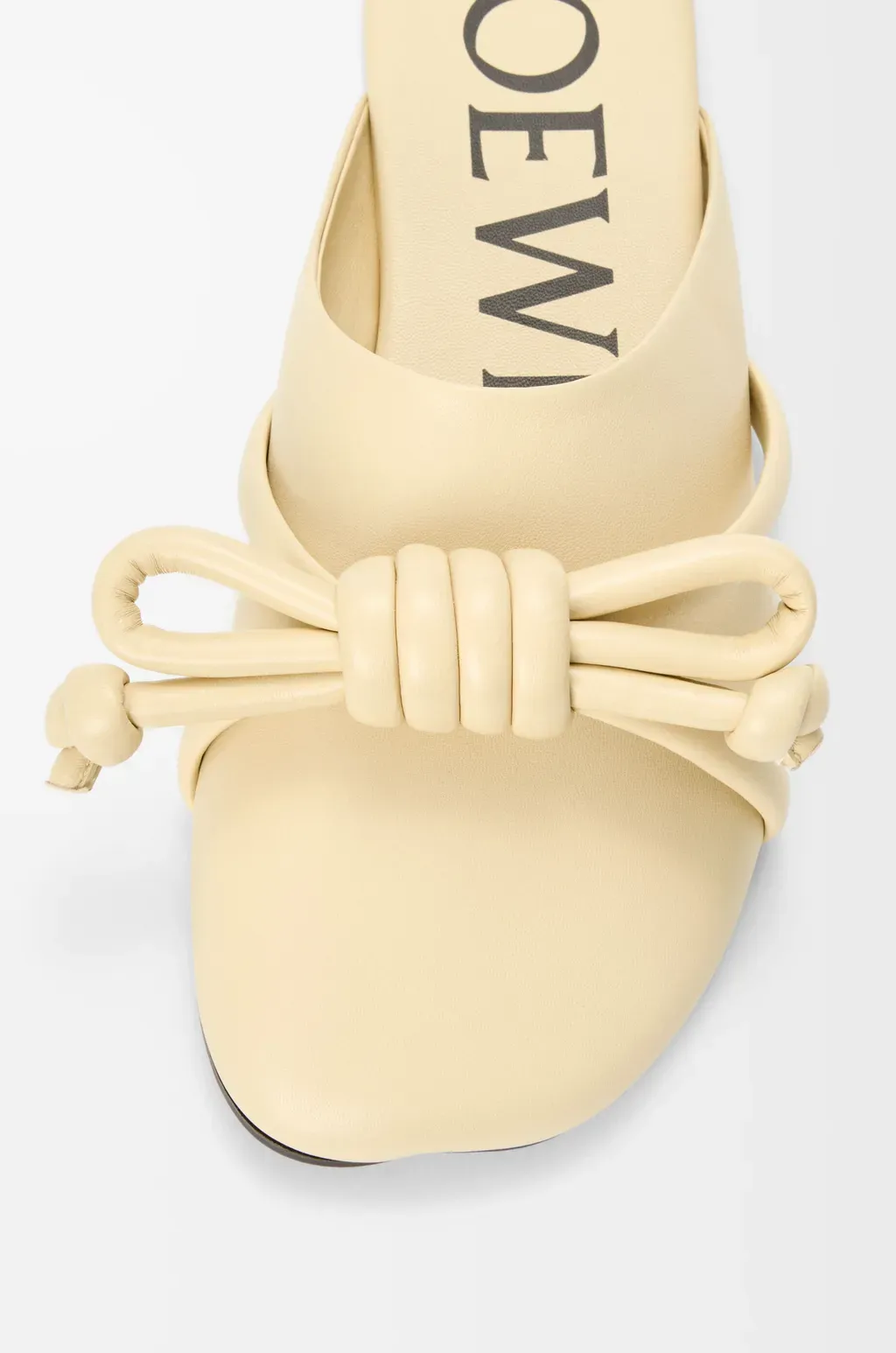 Flamenco Knot Mule In Lambskin