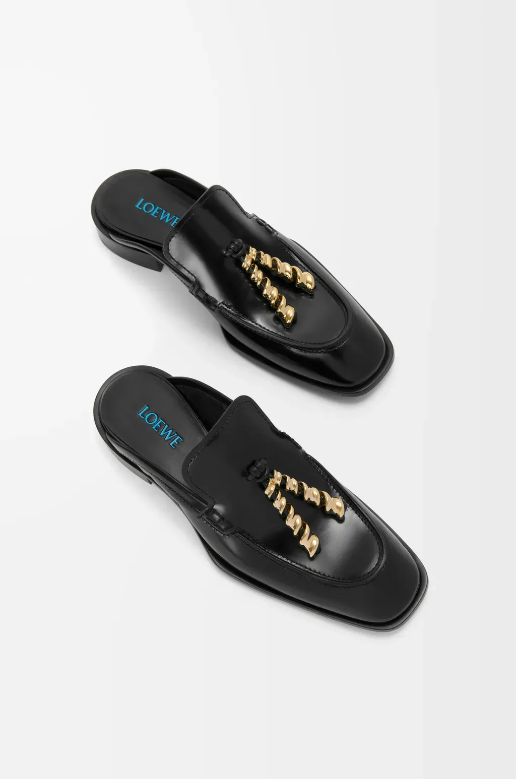Edge Loafer Mule In Brushed Calfskin