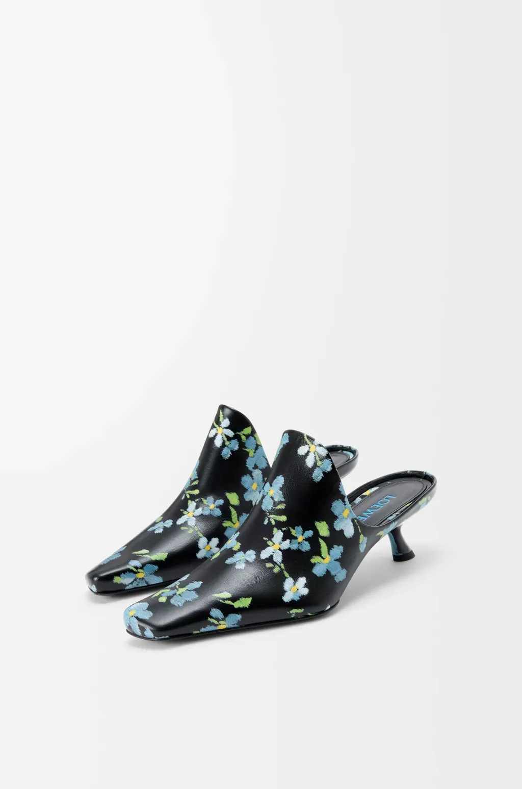 Emily Mule In Printed Lambskin