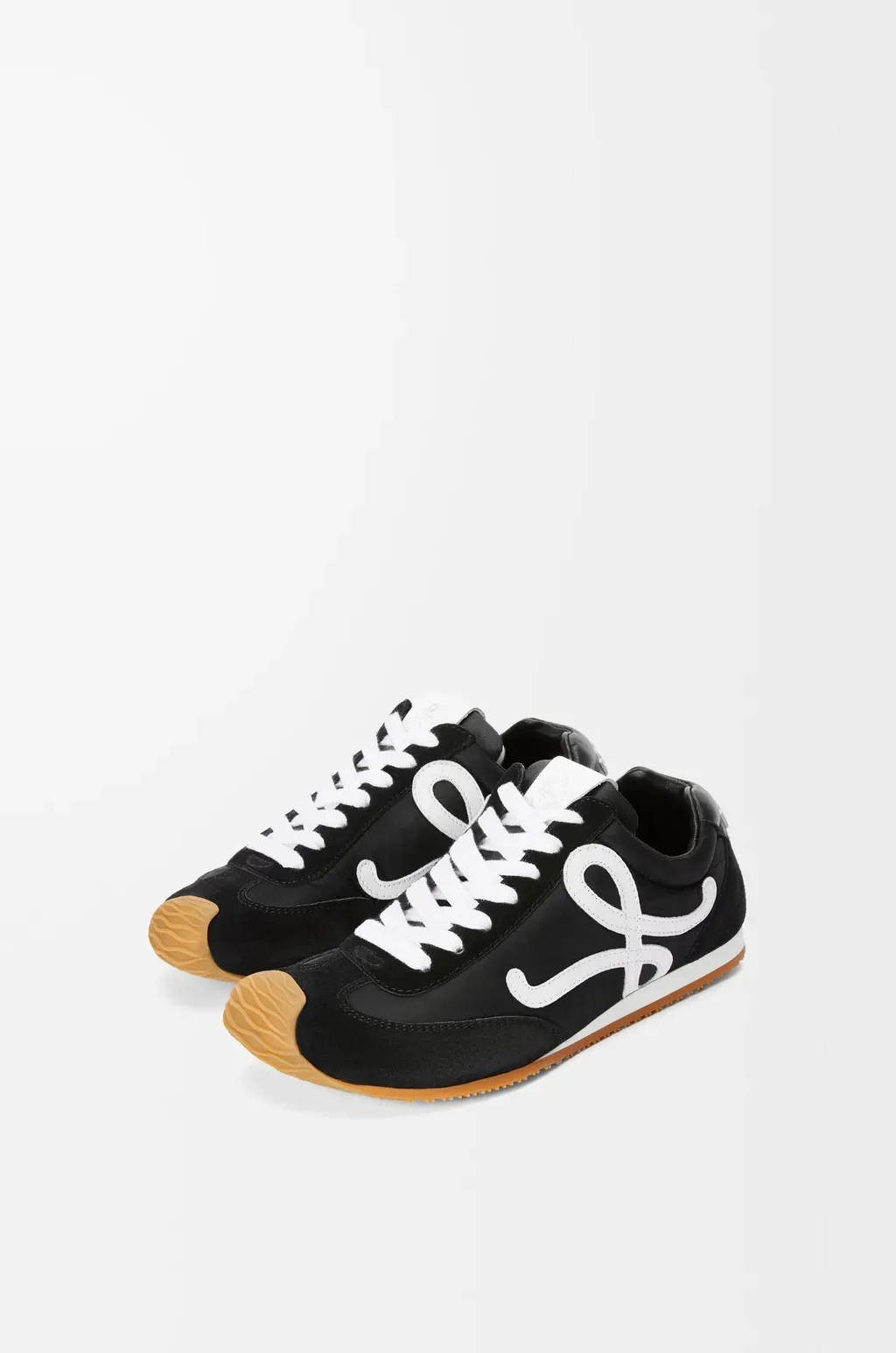 Ballet Runner 2.0 In Nylon And Calfskin