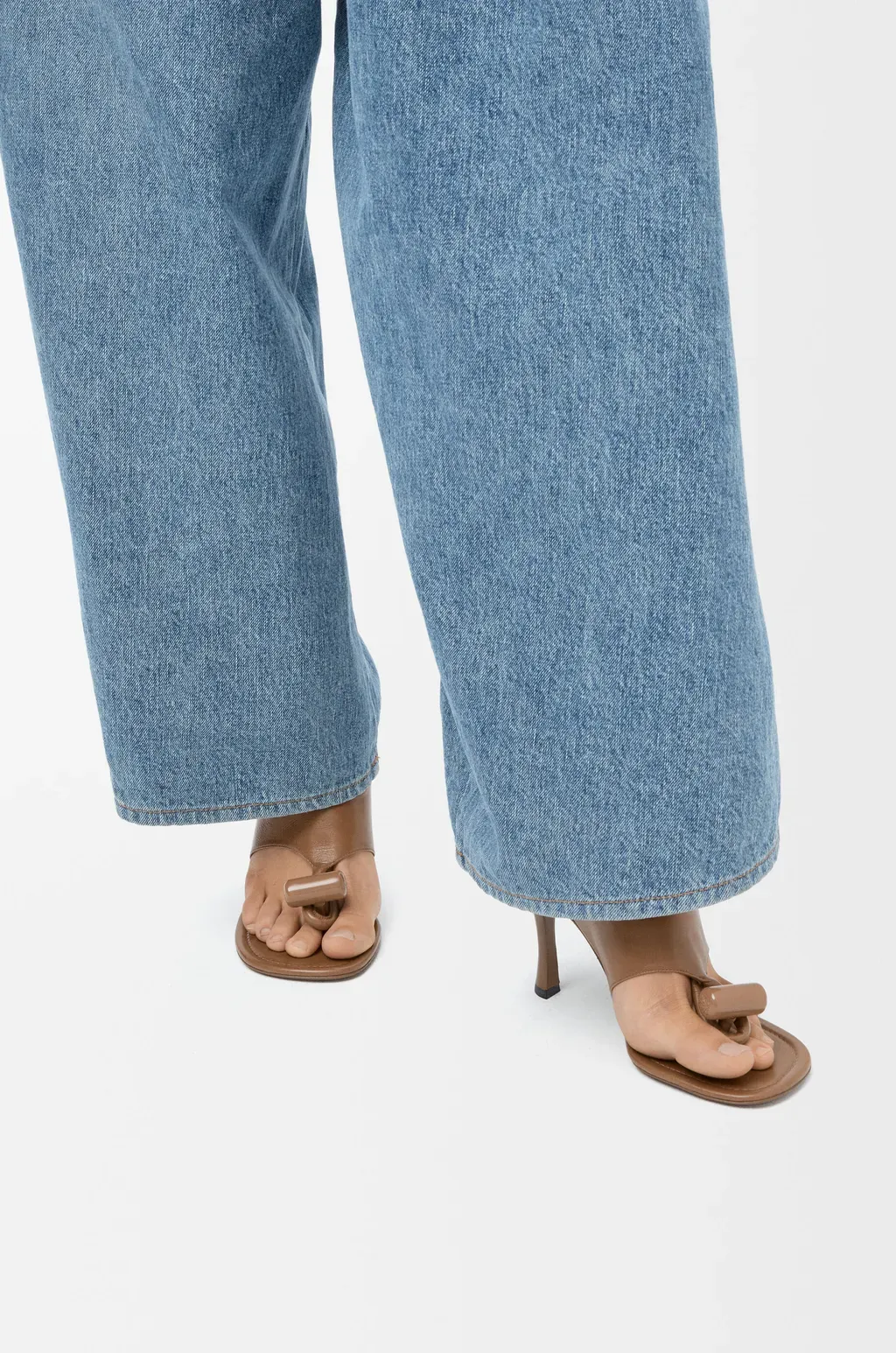 Toggle Sandal In Shiny Smooth Calfskin