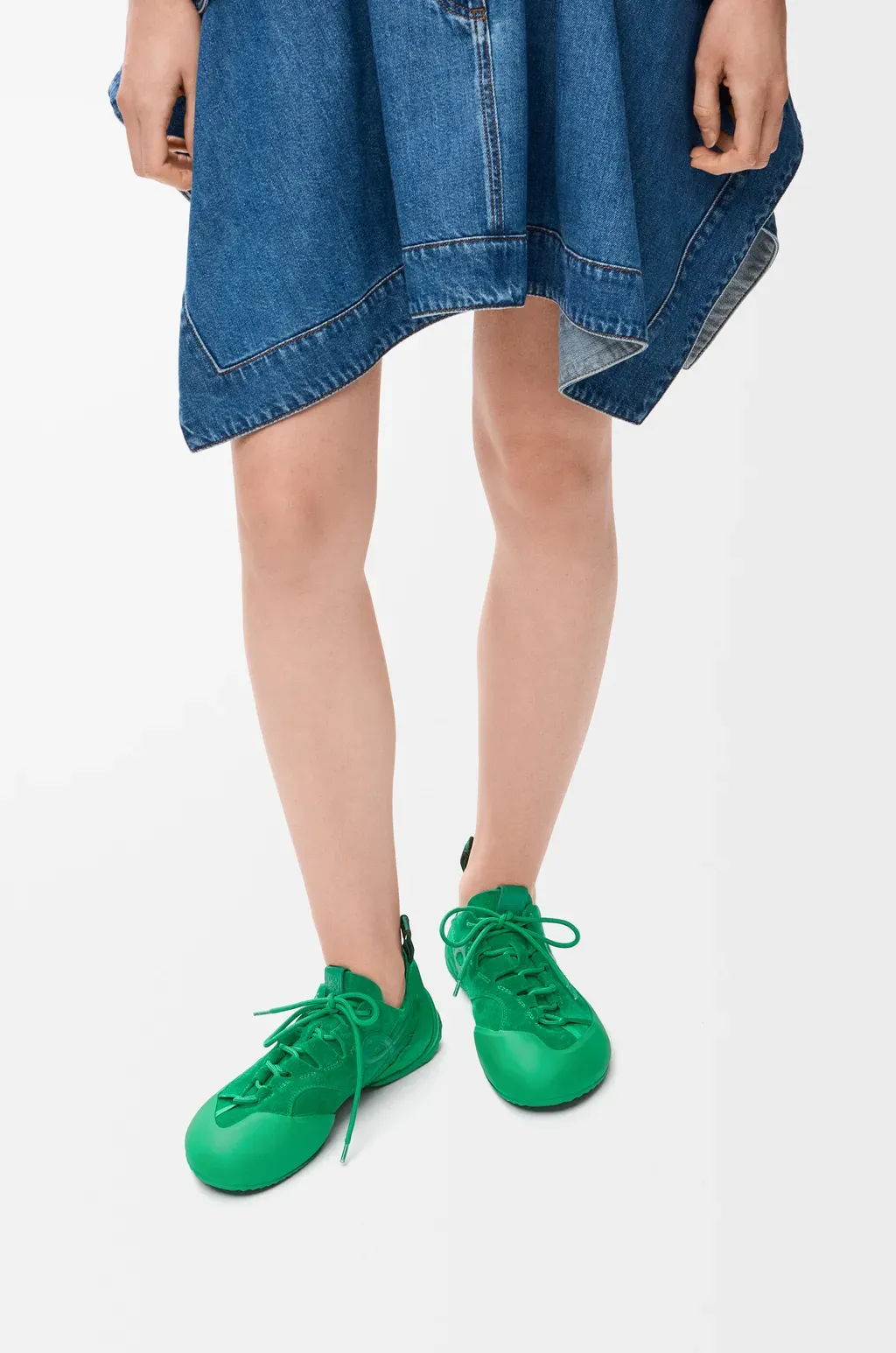 Grip Sneaker In Calfskin Suede