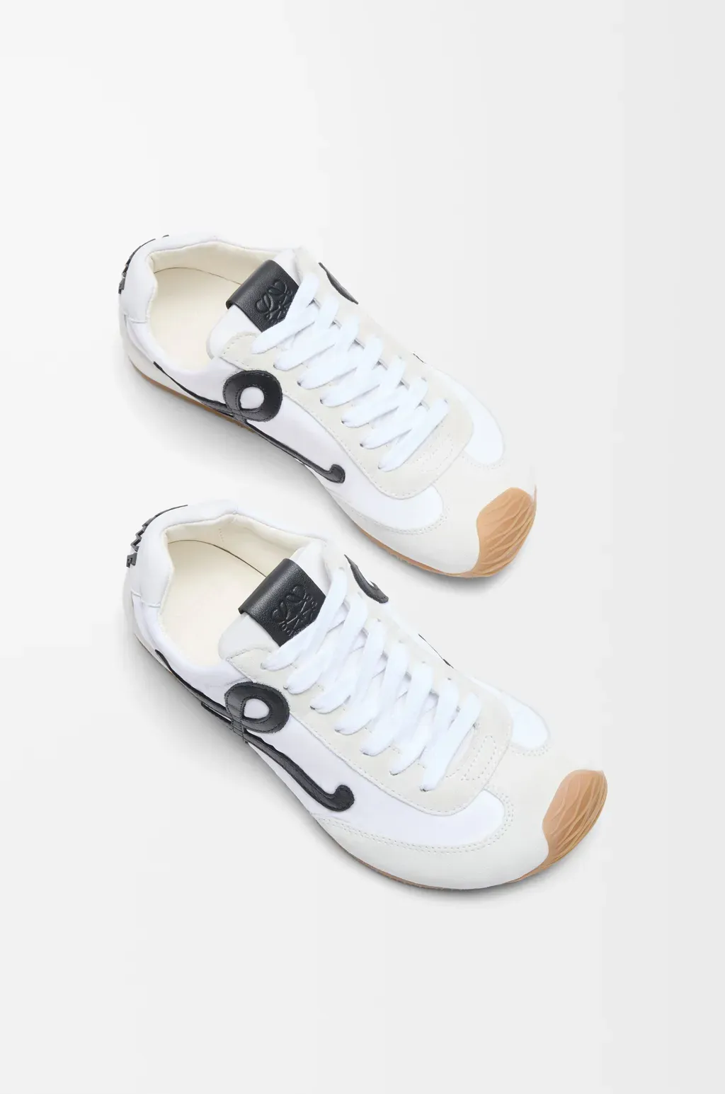 Ballet Runner 2.0 In Nylon And Calfskin